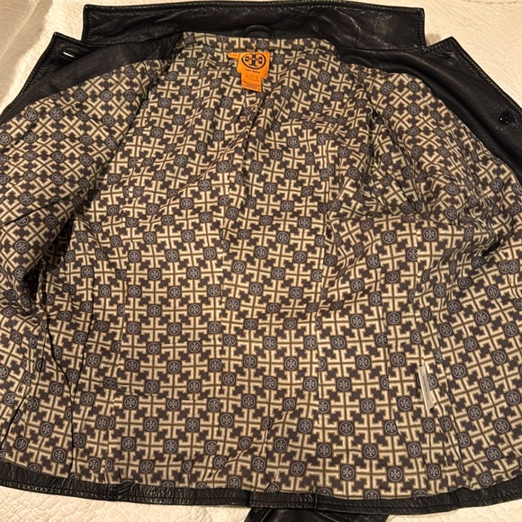 Tory Burch Black Leather Jacket - Picture 9 of 12